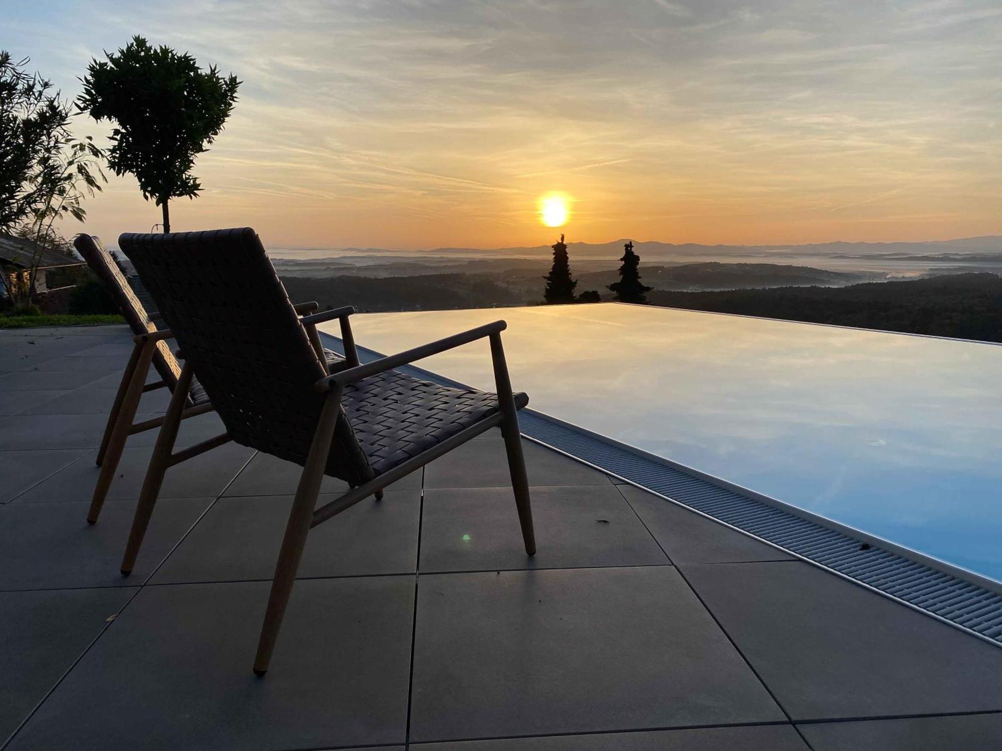 Greim15 --- Ganzes Ferienhaus Mit Fernsicht, Pool, Wellness Deutschlandsberg Extérieur photo