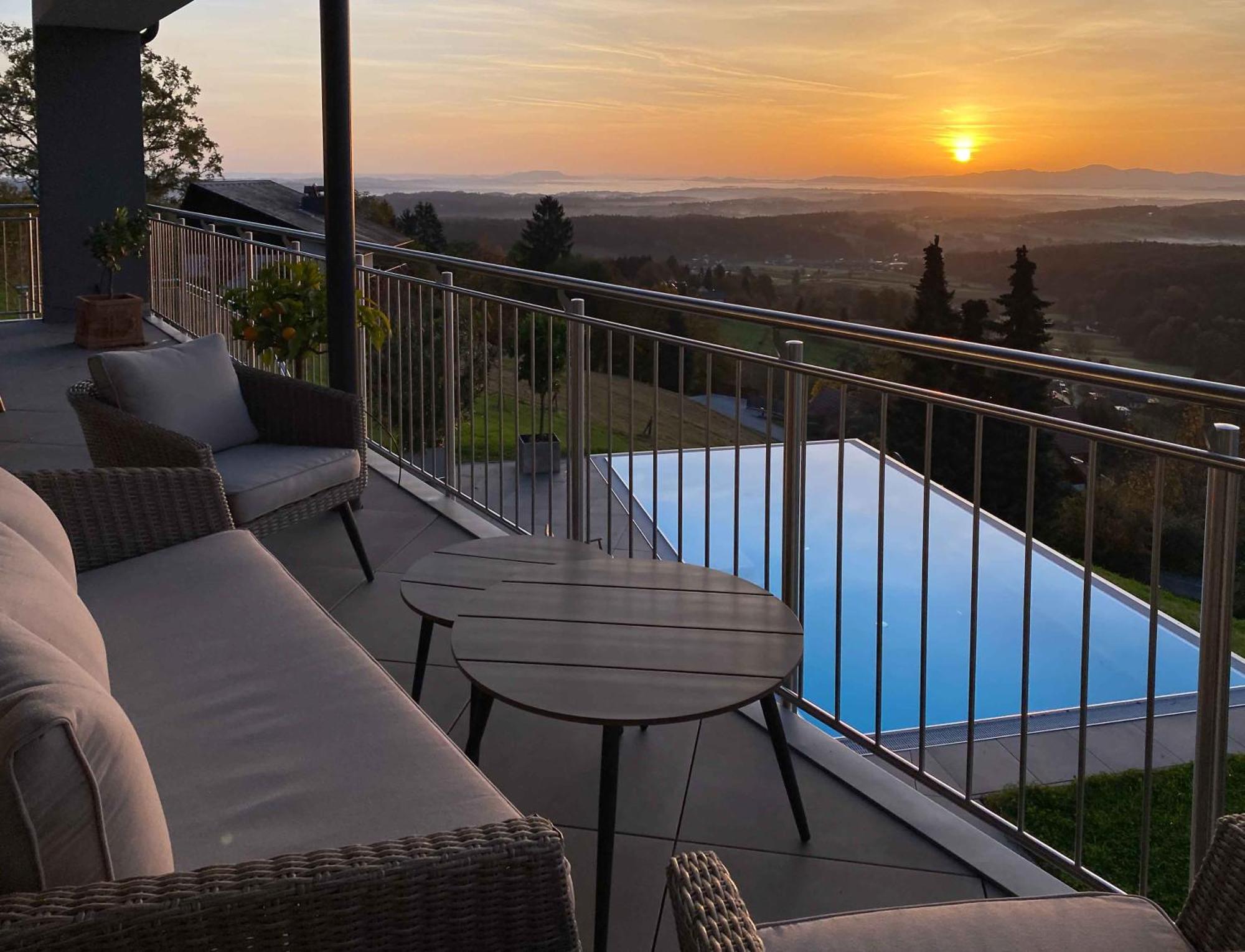 Greim15 --- Ganzes Ferienhaus Mit Fernsicht, Pool, Wellness Deutschlandsberg Extérieur photo
