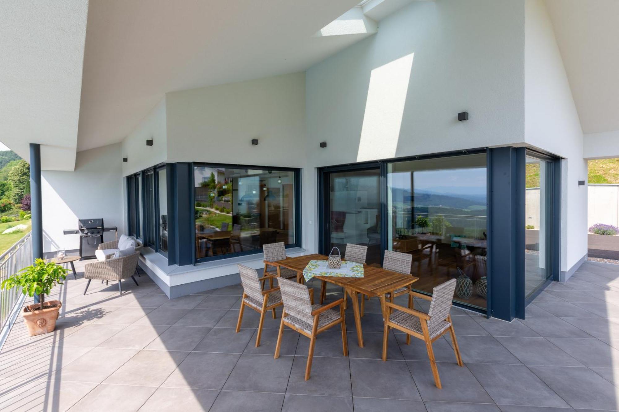 Greim15 --- Ganzes Ferienhaus Mit Fernsicht, Pool, Wellness Deutschlandsberg Extérieur photo