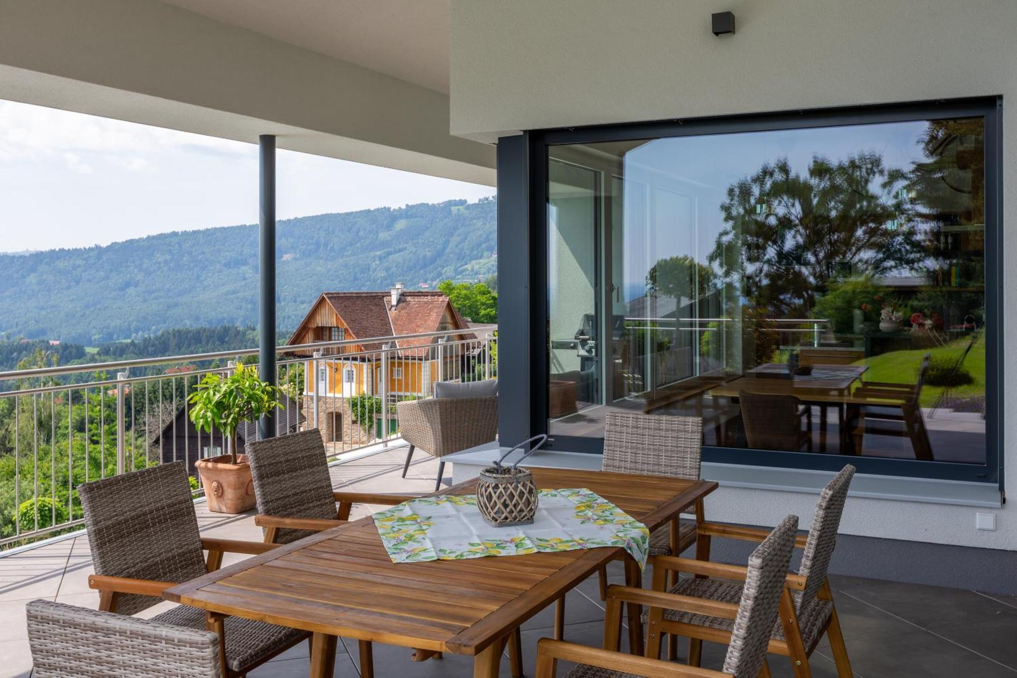 Greim15 --- Ganzes Ferienhaus Mit Fernsicht, Pool, Wellness Deutschlandsberg Extérieur photo