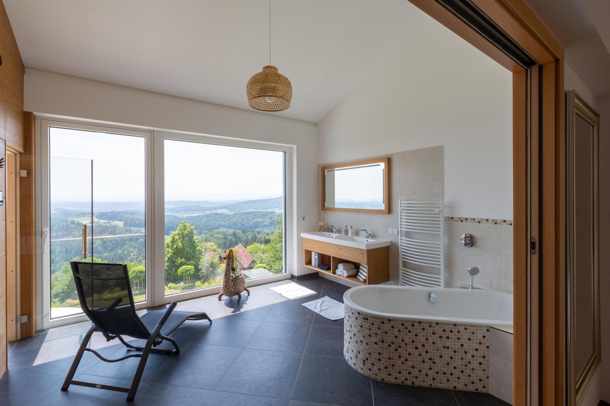 Greim15 --- Ganzes Ferienhaus Mit Fernsicht, Pool, Wellness Deutschlandsberg Extérieur photo